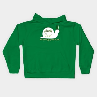 Slow Food Snail Kids Hoodie